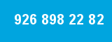 926 898 22 82